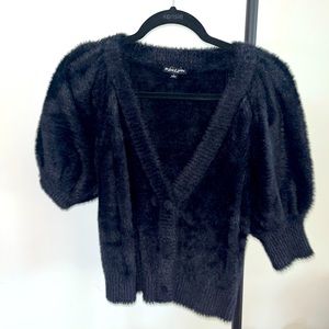 For the love of Lemons puppet sleeve crop cardigan